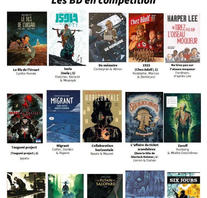 12e édition du Prix littéraire BD : les titres !