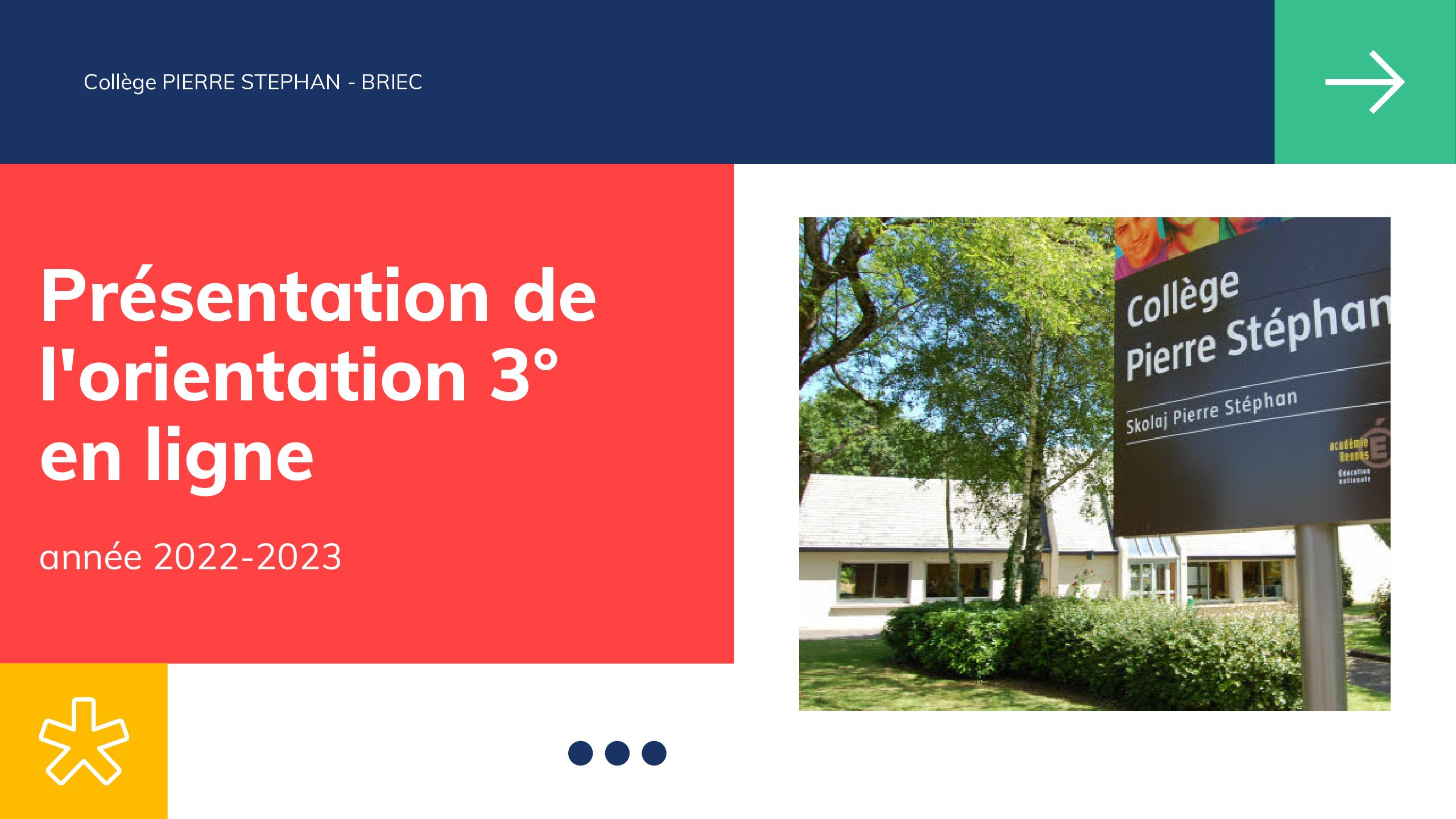 Procédure d’orientation post 3°