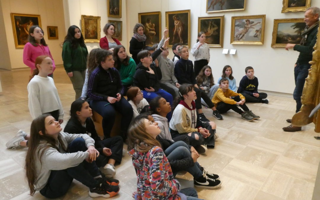 Les classes de 6ème au Musée des Beaux-Arts de Quimper