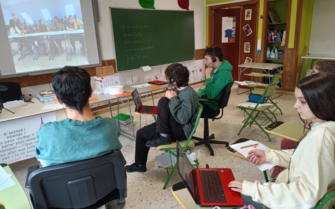 Visioconférence avec les correspondants de Galice