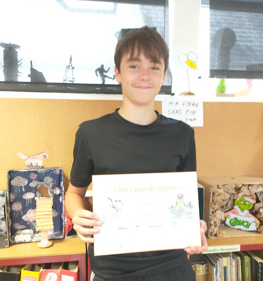 Lucas Tallec primé au concours de la BD scolaire d’Angoulême