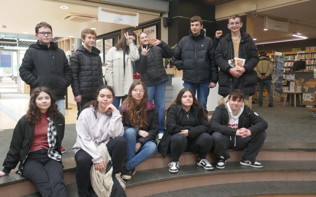 Les Bouquineurs à la librairie