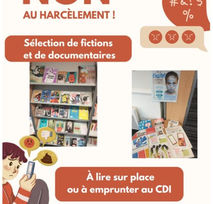 Journée nationale de lutte contre le harcèlement scolaire – Jeudi 7 novembre